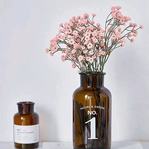 Olivachel 6Pcs/Pack Baby's Breath Artificial Flowers Gypsophila Real Touch Flowers For Wedding Party Home Garden Decoration Diy Gift (Pink) #TOP3