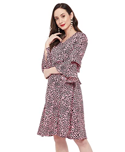 Image of Uptownie Lite Women's Crepe Skater Knee Length Dress