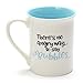 Enesco Our Name is Mud May Be Prosecco, 16 Ounce, Blue Stoneware Mug