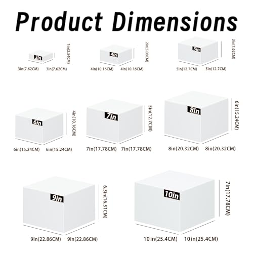 Cubes en Acrylique à Fonds Creux : Solution d'Agencement pour Manque d'Espace Buffet - 7