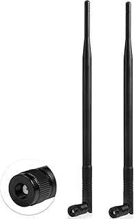 4G LTE Antenna 7dBi RP-SMA Male（Inner Hole Cellular Antenna Compatible with 4G LTE Wireless CPE Router Hotspot Cellular Gateway Industrial IoT Router Trail Camera Game Camera Outdoor Security Camera
