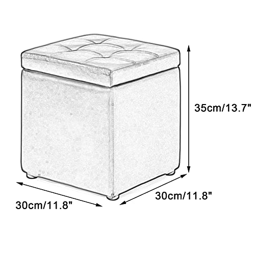 Tabouret de rangement ottoman pour désencombrer les petits salons - 3