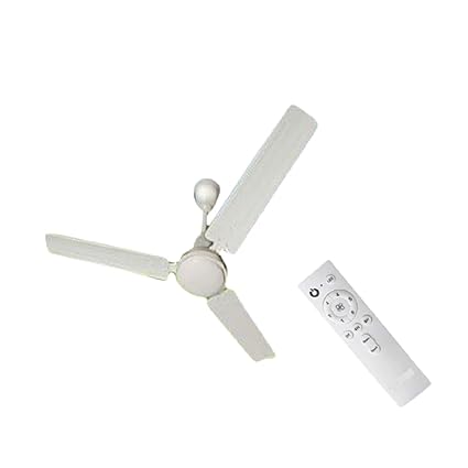 Ecobreeze 1200 mm BLDC Motor 350 RPM 3 Blade Ceiling Fan with Remote White_EC-BZ-21