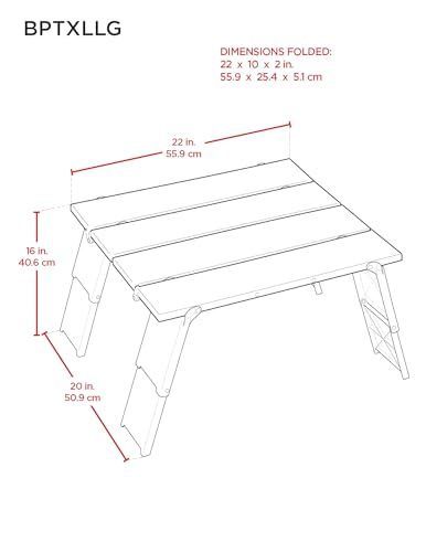 Table pliante de camping portable réglable légère avec sac - 4