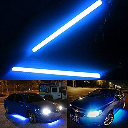 Image of CarFrill A Pair of Waterproof LED Day Time Running Lights (Blue)
