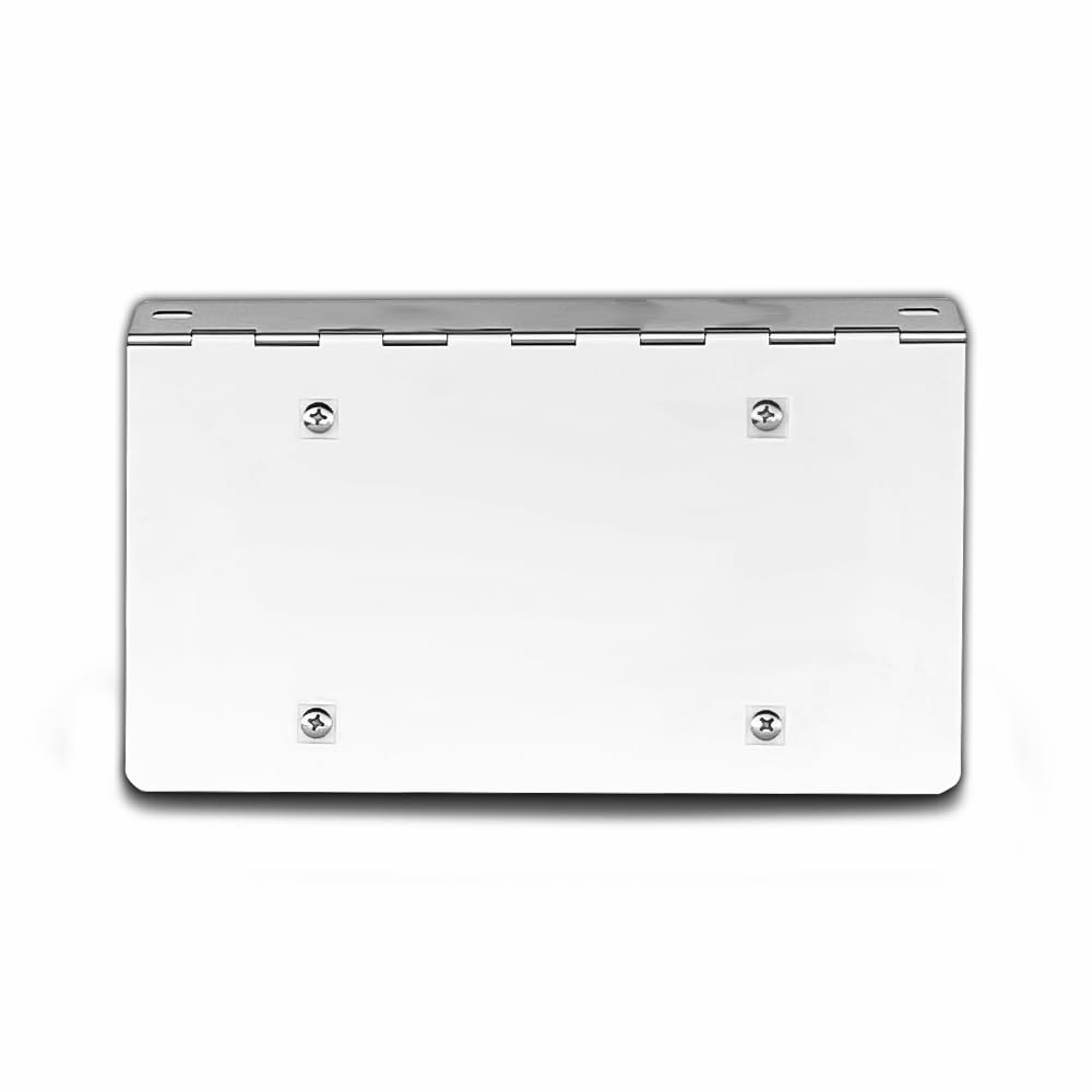 Amazon.com: (L814) Stainless Steel Hinged License Plate Holder
