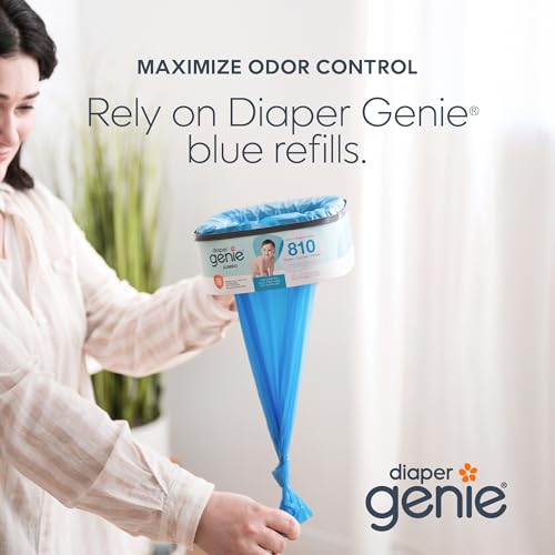 image for The Diaper Genie Jumbo+ Square Refill, with continuous film, can hold 
