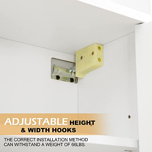 Suntage Bathroom Wall Cabinet, Over Toilet Storage Cabinet W/2 Towel Bar, Paper Roll Holder & Adjustable Shelf In 9 Combinations, Medicine Cabinets Ideal For Bathroom, Please Note (Random Color) #TOP5