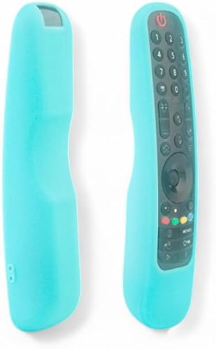 Generic Remote Control Silicone Case Compatible With Mr21Ga/Mr21Gc - Fluorescent Blue - 2 Pcs