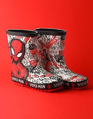 Marvel Spiderman Red Boys Rain Boots | Character Design for Outdoor Play & Rainy Weather | Spiderman Merch2