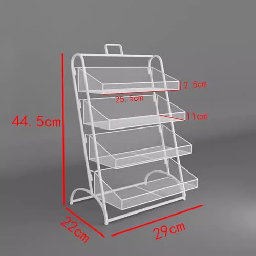 Présentoir commercial durable à 4 niveaux de qualité supérieure - 3