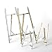 TOPNIKE Table Top Easel, Art Display Easels, Brass Plate Stands for Display, 6 Inch, 150MM