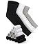 Black, White, Light Grey
