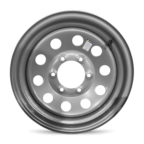 Trailer 15x6 Steel Rim 6-139.7mm or 6-5.5' Load 2860lb - Road Ready Trailer Wheel