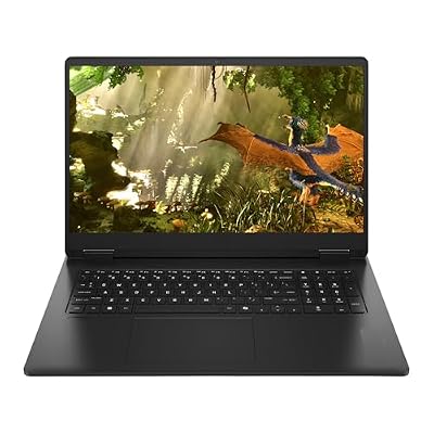 Hotface Customized Laptop, Created Using Gaming 17.3" 144Hz FHD AI Gaming Laptop, Ryzen AI 9 365, GeForce RTX 5060, 16GB/32GB/64GB RAM, 1TB/2TB/4TB SSD, RGB Backlit Keyboard, Win 11, Black