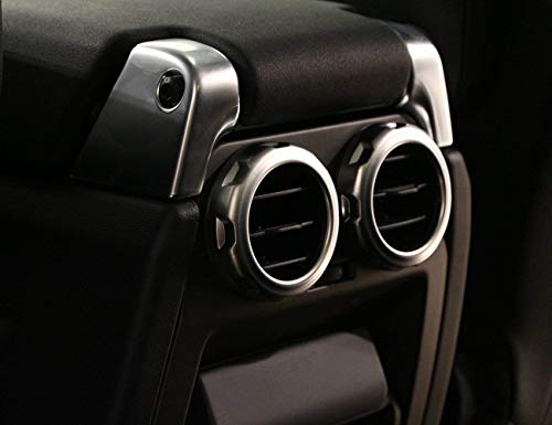 ABS Chrome Car Rear Air Outlet Vent Ring Decoration Sticker Frame Trim Cover for Land Rover Discovery 4 2009-2016, for Land rover Discovery 3, for Range Rover Sport 2005-2013