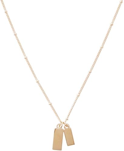 Honeycat Collar pequeño con placa para perro en oro, oro rosa o plata Joyería minimalista y delicada