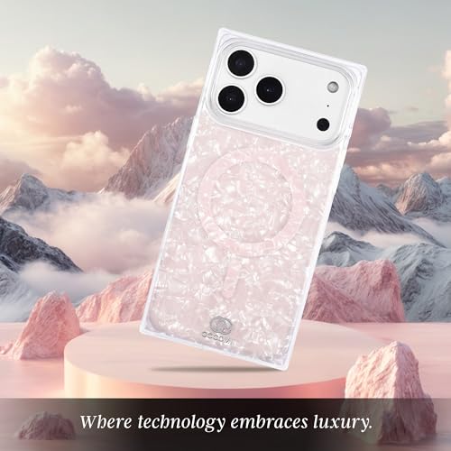 Image of COCOMII Rectangle for iPhone 18 Pro Max /17 Pro Max Case, Pink Opal