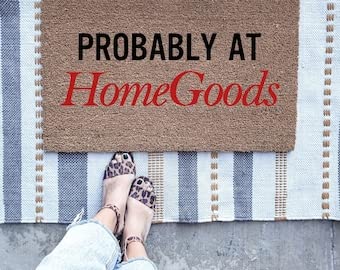 Fprqlyze Custom Welcome Doormat for HomeGoods