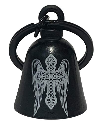 Kustom Cycle Parts Eagle Angel Wings Motorcycle 'Evil Spirits' Biker Guard Bell