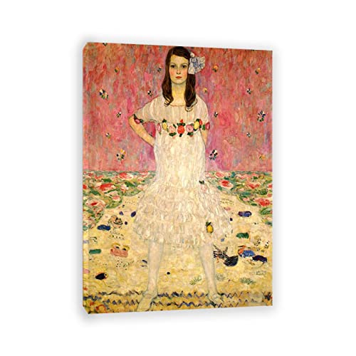 Impression giclée Klimt Portrait de Mada Primavesi sur toile tendue avec cadre d'art