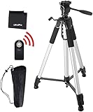 UltraPro 72' Inch Aluminum Camera Tripod + Wireless Remote Bundle for Nikon Digital Cameras, Includes UltraPro Microfiber Cleaning Cloth