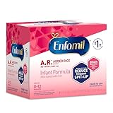 Enfamil A.R. Ready to Feed Spit Up Baby Formula Milk, 2 fluid ounce Nursette (6 count) - Omega 3 DHA, Probiotics, Immune & Brain Support