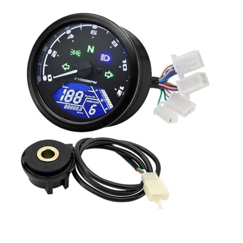 �I�[�g�o�C�̑��s�����v ���j�o�[�T���o�C�N 12000RMP �X�s�[�h���[�^�[ �I�h���[�^�[ �^�R���[�^�[ �Q�[�W �o�C�N �f�W�^�� �_�b�V���p�l�� �f���A��