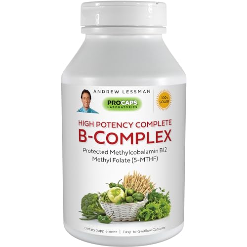 ANDREW-LESSMAN-High-Potency-B-Complex-360-Capsules-with-High-Levels-of-Folate-Complex-Biotin-Promotes-Cellular-Growth-Energy-Immune-Function-Detoxification-Fat-Metabolism-More