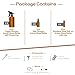 Duracare Amber Glass Spray Bottles 2 (16oz) Trigger Sprayers w/Screw Cap, 3(2oz) Mist Sprayers, 3 (10ml) Stainless Steel Roller Bottles w/Labels and Washable Marker, Cap, Dropper and Funnel-BPA-free