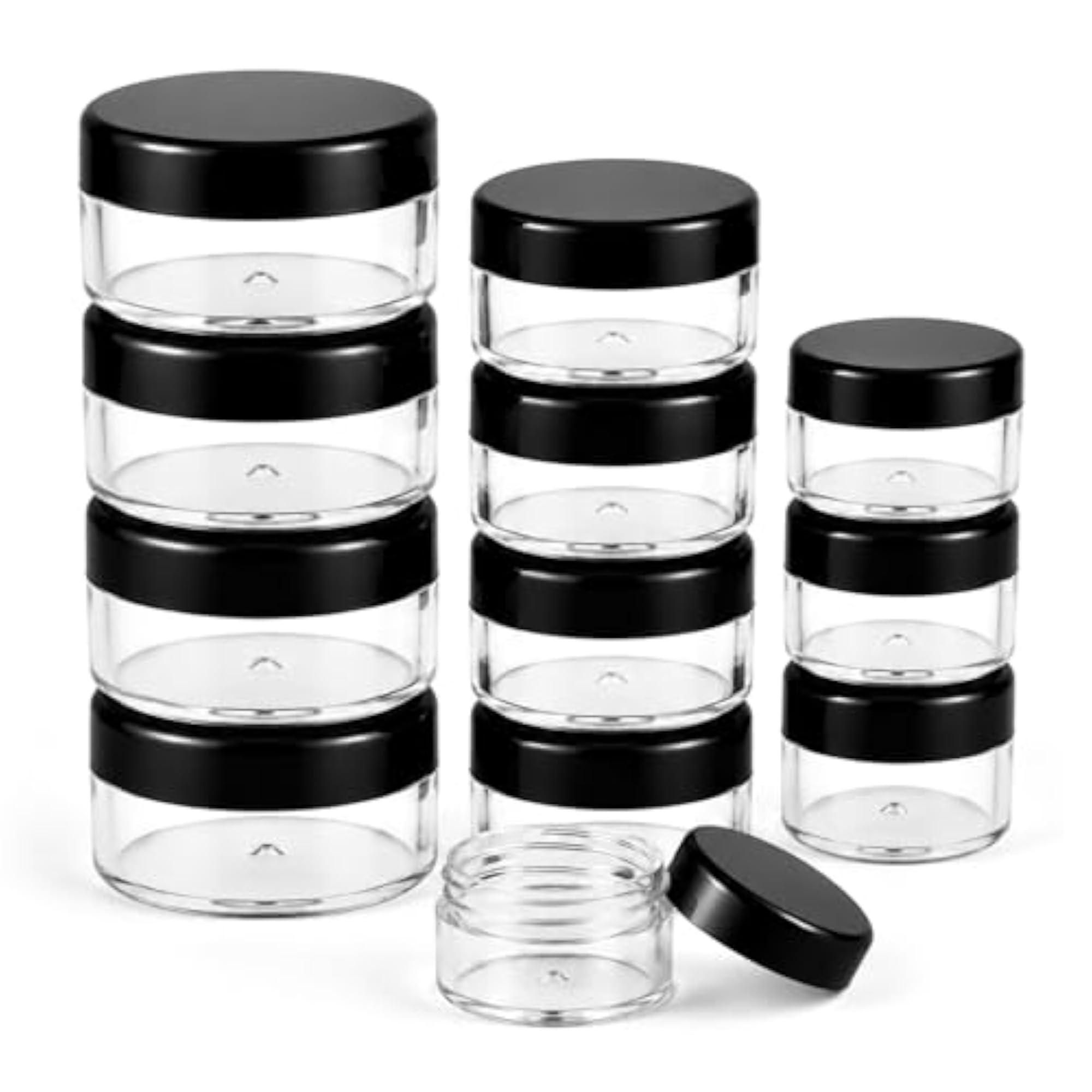 12 PCS Small Plastic Containers with Lids