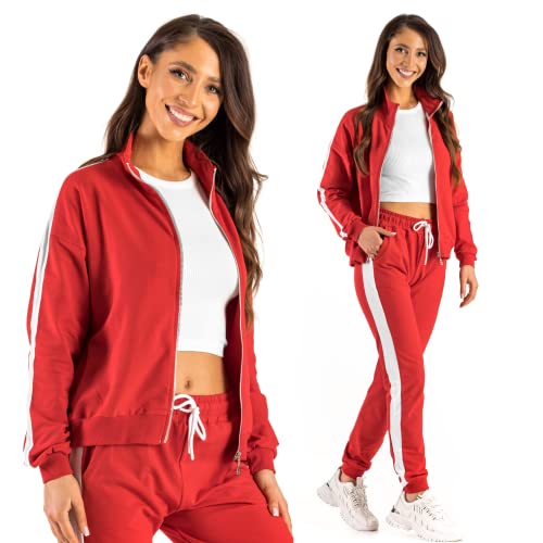 Deux Pièces Femmes Survêtement Avec Bretelles Deux Pièces Ensemble À Manches Longues Sweat À Capuche Zippé + Taille Élastique Pantalons De Survêtement Tenue De Sport Tenue De Sport Yoga Tenue S-XL Cover