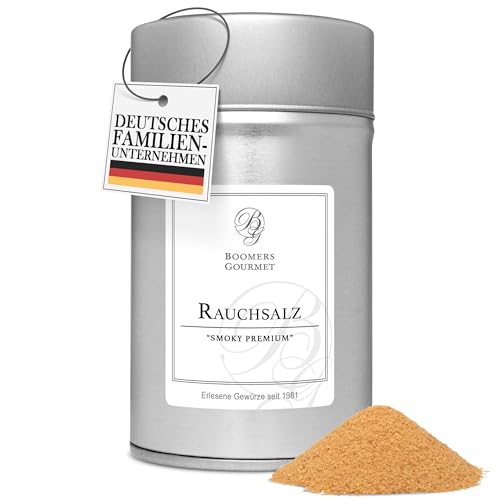 Boomers Gourmet - Rauchsalz I Smoked Salt, original mit Buchenholz geräuchert - 200 g