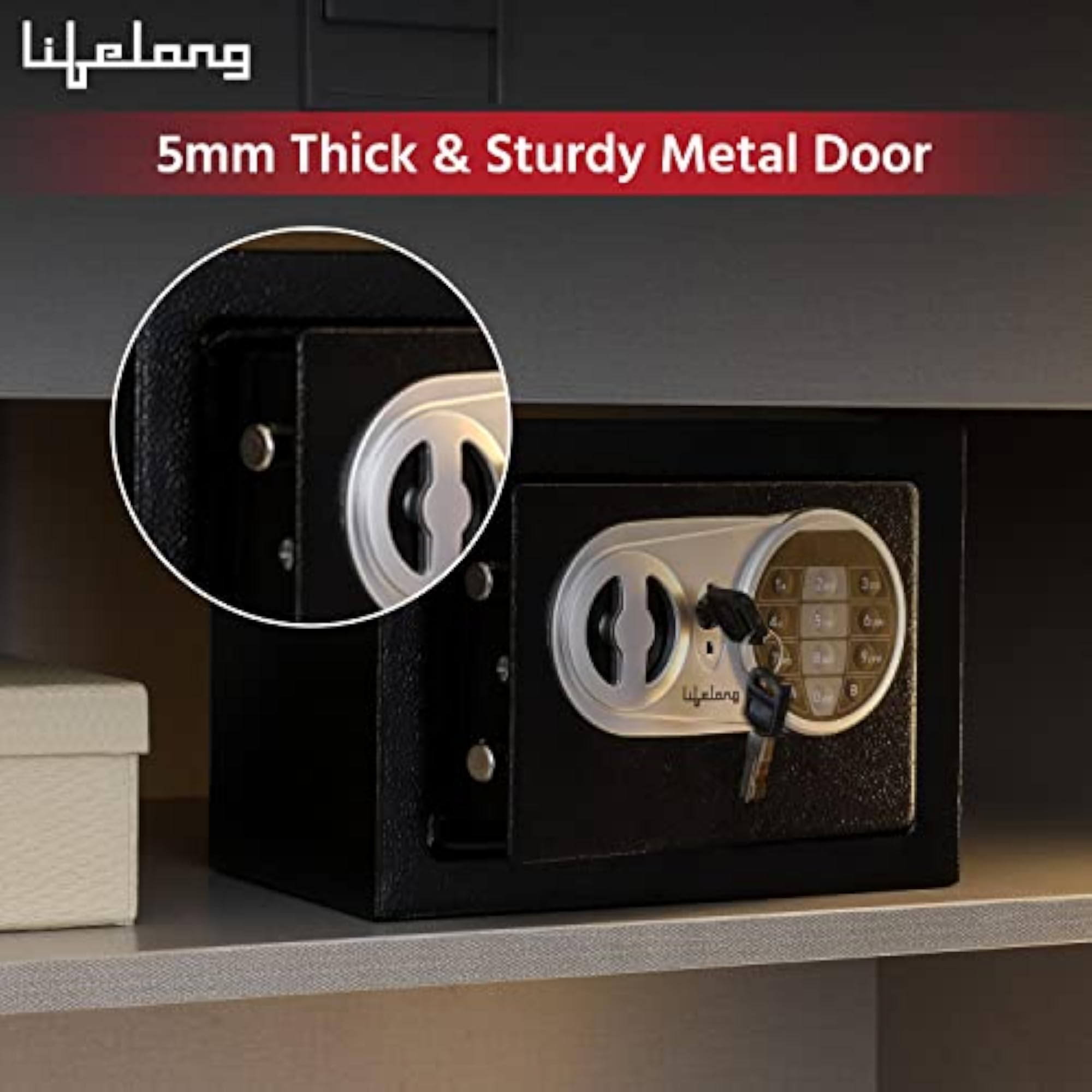8.6L Small Digital Safe Locker Box