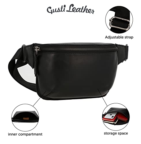 Gusti Norell Heuptas, van leer, zwart leer - Image 5