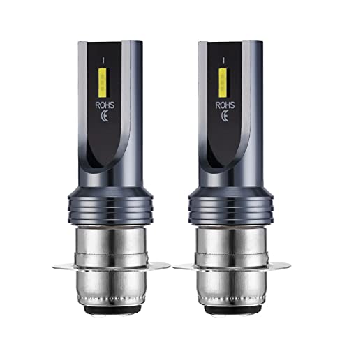 LIZHOUMIL 2pcs H6 Headlight Bulb White Headlamp Replacement Parts Compatible For Yfz450 Yfz 450 Yfz450r Led 2004-2019 2020 2021 As shown