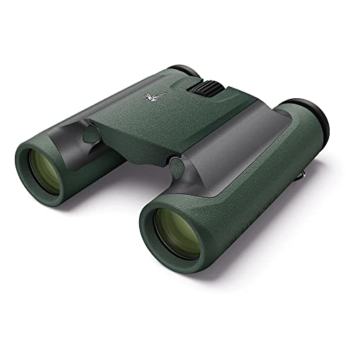 Swarovski 10X25 Cl Pocket Mountain Binoculars (Green, Mountain Accessory Package) + Padded Backpack + Flashlight + 6Ave Cleaning Kit #TOP2
