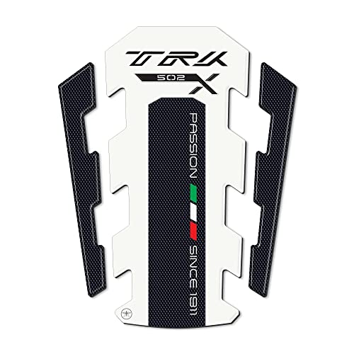 Sticker moto réservoir Benelli TRK 502x déco blanc pour voyage trail - 2