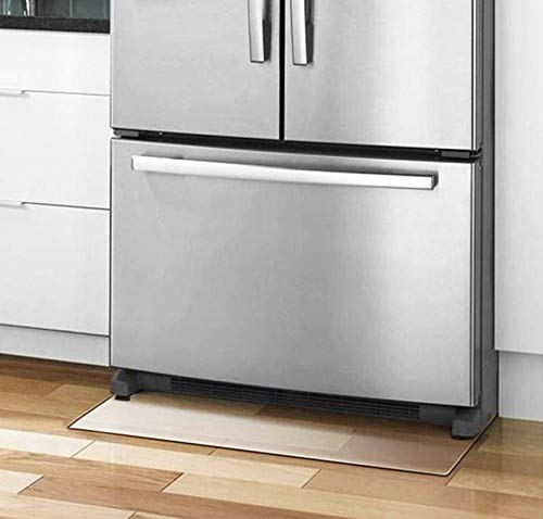 IVEGLA PVC製 冷蔵庫マット 冷蔵庫シート 床保護マット 透明 厚さ1mm 床暖房対応 傷や凹み防止 撥水 耐久 汚れ防止 サイズ65*70cm?500L
