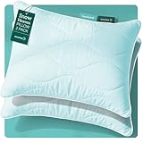 Dreamlab Set 2 Almohadas Snow Heaven Pillow Fría al Tacto con Relleno Down Alternative | Almohada Cervical de Microfibras...
