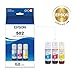 EPSON 502 EcoTank Ink Ultra-high Capacity Bottle Cyan Works withET-2750, 2760, 2850, 3750, 3760, 3850, 4850, and other select models