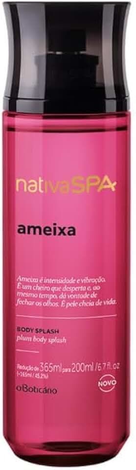 Body Splash Nativa Spa Ameixa Des. Colônia O Boticário 200ml