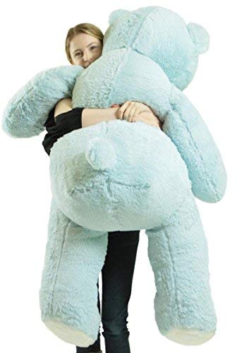 Big Plush American Made Giant Blue 5 Foot Teddy Bear Soft 60 Inches 5 Feet Tall #TOP5