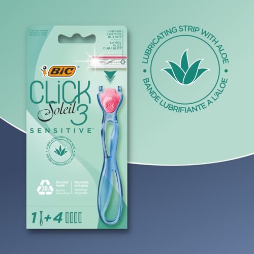 Rasoir BiC Soleil Click3 Sensitive fini les rougeurs cutanées