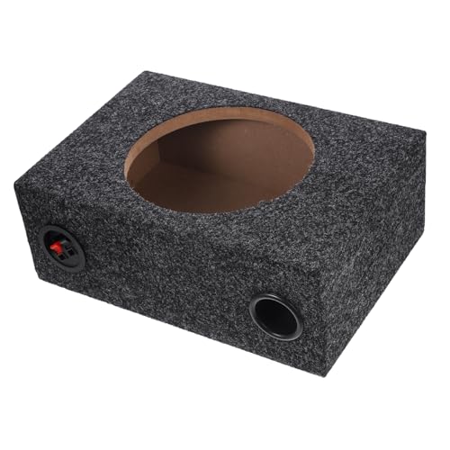 IMIKEYA Caisson De Basses Scellé De 8 Pouces Recouvert De Moquette Boîtier Haut-Parleur Voiture Simple Utilisation Automobile Installation DIY Audio Immersive pour Passionnés De Son Voiture