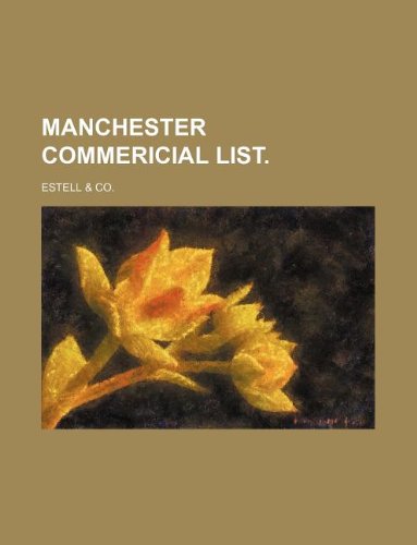 Manchester Commericial List.