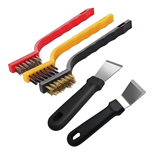 ZAOIIZ 5-Piece Kitchen Stove Brush & Scraper Set