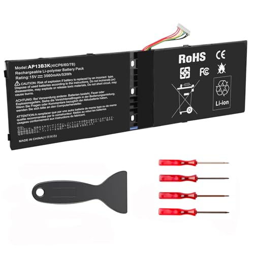 TREE.NB AP13B3K AP13B8K Replacement Laptop Battery for Acer Aspire V5 M5-583P V5-572P V5-572G R7-571 ES1-511 ES1-512 M5-583P V5-572P V5-572G V5-472G ZQK V5-472 V5-573G V5-573 V7-482 V7-482G V7-482P