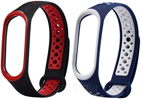 Epaal Sports Strap for Mi Band 4 / Mi Band 3, Silicone Material, One Size