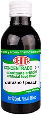 Deiman Artificial Food Flavoring Peach Concentrate E-15(4 fl oz)
